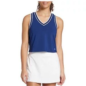 NWT Prince Blue Sleeveless Crop Jersey